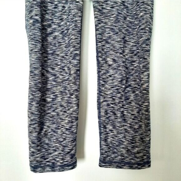 GAP \ Fit Athletic Crop Leggings Marled Patern Regular Blue Sz M - Picture 4 of 10
